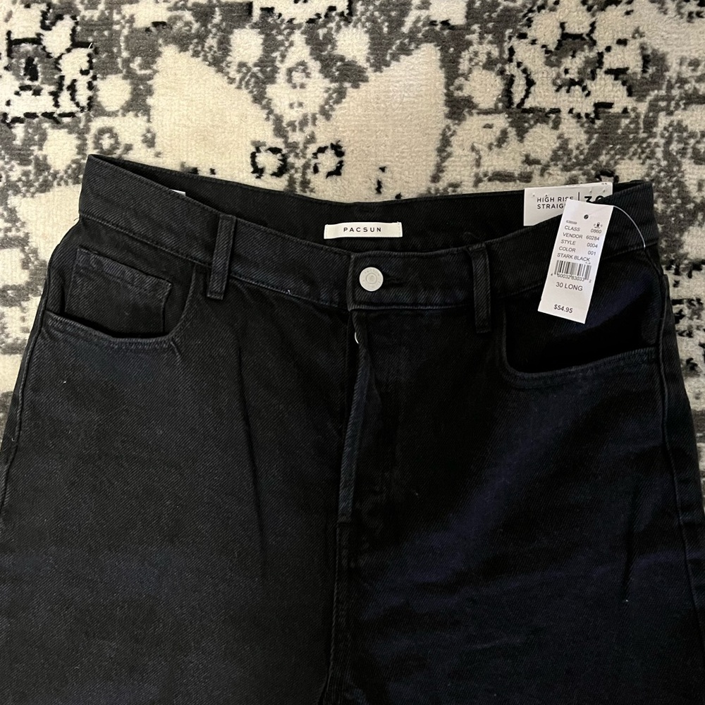 NWT PacSun High Rise Straight Let Jeans - Picture 4 of 5